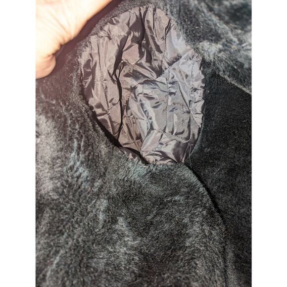 Vintage 60's Field & Stream Donegal Herringbone Tweed Wool  Faux Fur Collar 46 - Picture 6 of 9